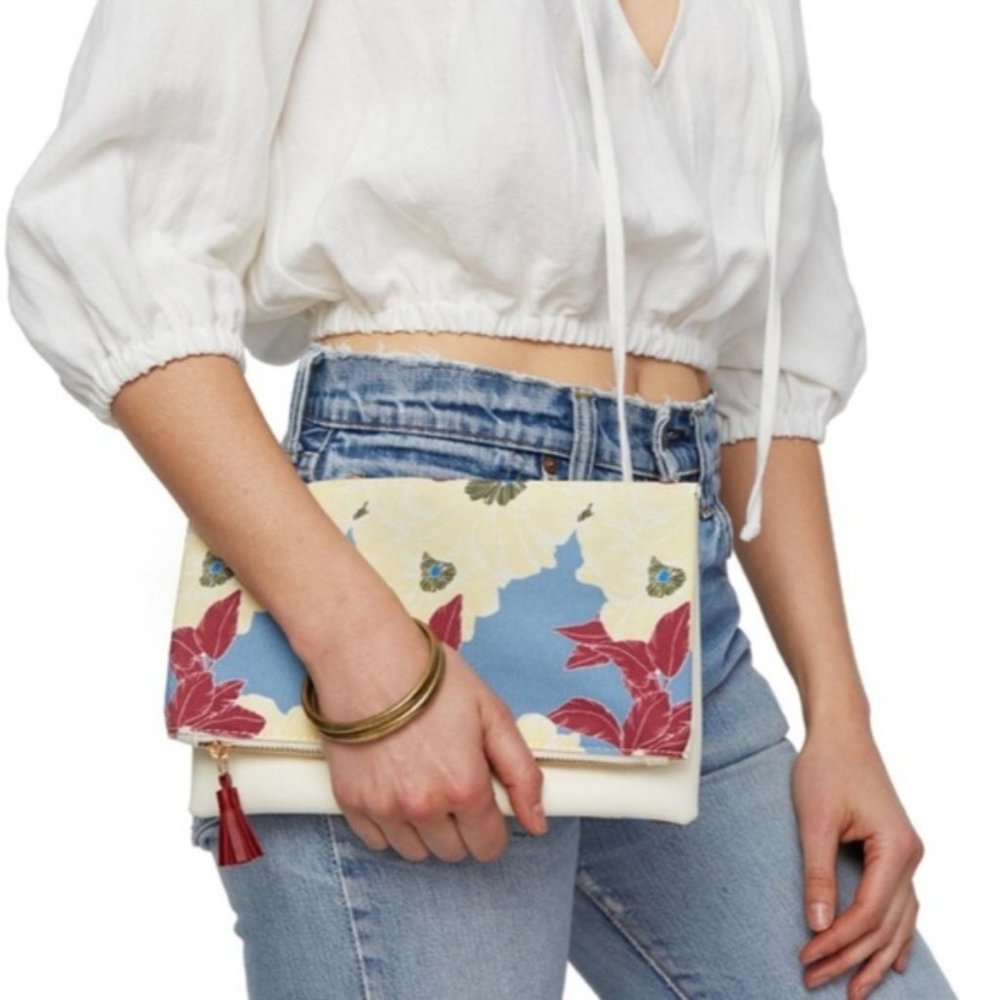 Rachel Pally - Foldover Reversible Clutch - Floral Bloom